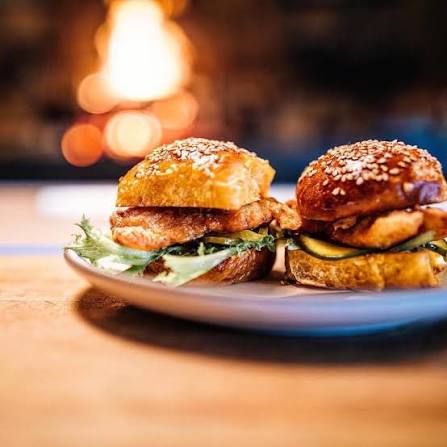 The Dabney signature dishes Catfish Sliders
Foie Gras
Scallop Crudo